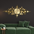 Metallic Burst Metal Art Wall Clock Buy Wall Clock Online