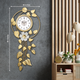 Illuminated Garden Metal Wall Art Clock