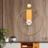 Metallic Radiant Circle Wall Clock