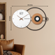 Lustrous Legacy Metal Wall Clock Panel