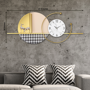 Nature's Timekeeper Metal wall Art clock