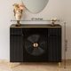 Obsidian Charm Wooden Shoe Rack for Home