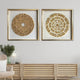 The Golden Overlay & Illustrious Allure Shadow Box for Wall Decoration Pair - Set of 2
