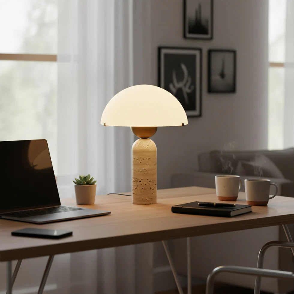 Lucent Hemisphere Table lamp for Home & Item for Home Decoration (Italian Designer Collection)