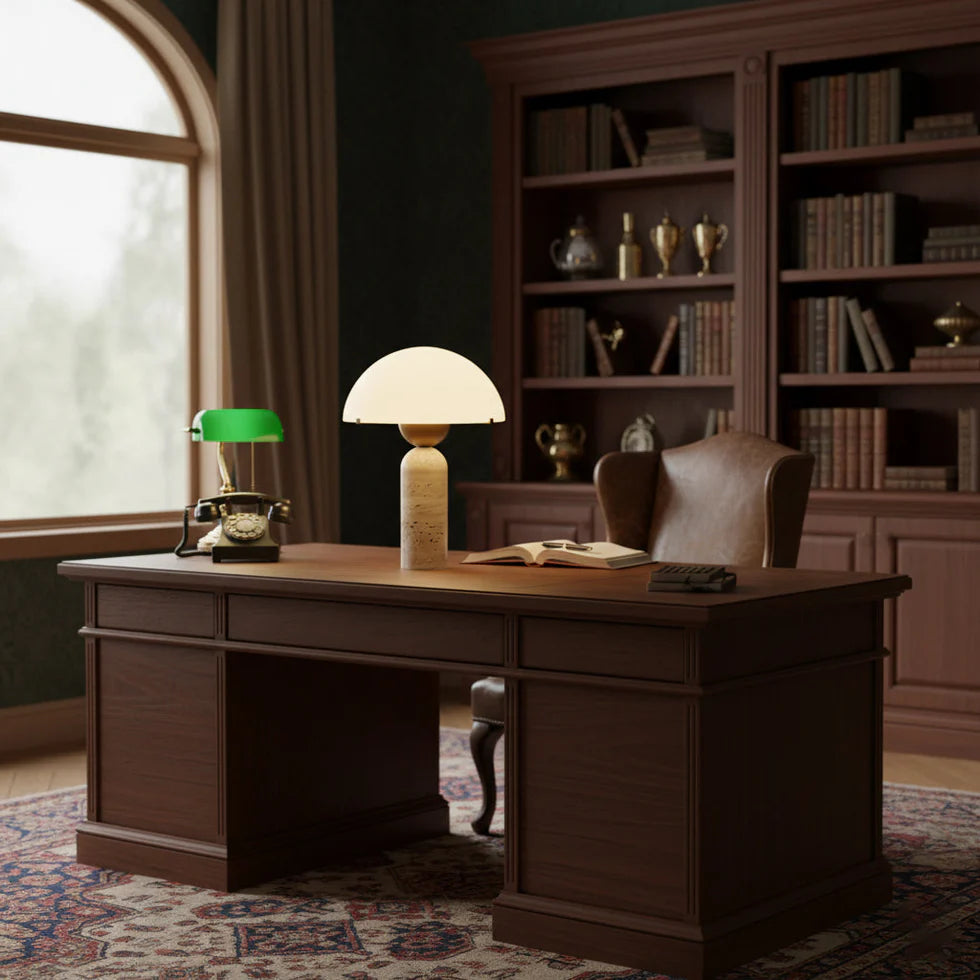 Lucent Hemisphere Table lamp for Home & Item for Home Decoration (Italian Designer Collection)