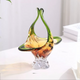 Graceful Nest Elegance Handblown Glass Vase & Decorative showpiece
