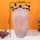Pink Blossom Handblown Glass vase and Decorative Showpiece - Medium