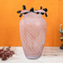Pink Blossom Handblown Glass vase and Decorative Showpiece - Medium