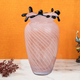 Pink Blossom Handblown Glass vase and Decorative Showpiece - Medium