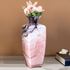 Pink Petal Handblown Glass Vase & Items for Room Decoration - Small