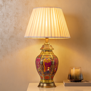 Golden Horizon Table Lamp for Living Room & Item for Home Decoration