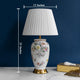 Illuminating Grace Ceramic Table Lamp for Study