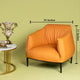Aureate Accents Lounge Chair - Orange