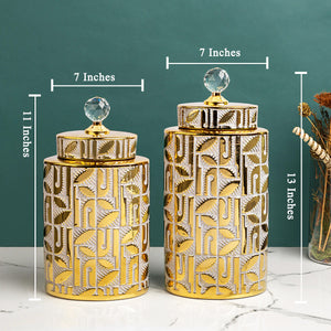 Sorrento Decorative Vase and Showpiece - Set Of 2
