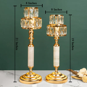 Luminous Beacon Candle Holder Stand - Set of 2