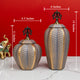 Opulent Oasis Decorative Vase and Showpiece - Set Of 2