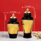 Venezia Decorative Vase and Showpiece - Set Of 2