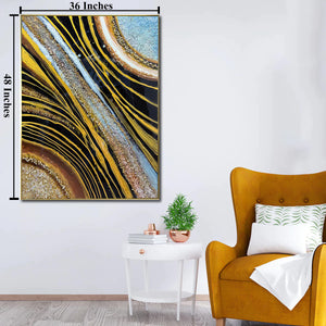 Mystic Mélange Resin Art  Wall Painting