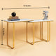 Enchanted Oasis Console Table For Living Room -  Gold (Stainless Steel)