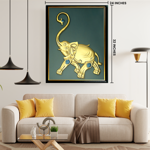 Safari Sunshine  Wooden Carving Wall Decoration Shadow Box - R