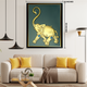Safari Sunshine  Wooden Carving Wall Decoration Shadow Box - R