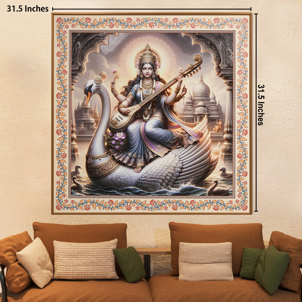 Sangeet Vandana – Maa Saraswati Painting for Home