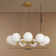 Solar Orchid Chandelier Light For Living Home