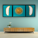 Feather Touch Shadow Box Wall Decoration Piece - Set of 3 (N)