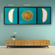 Feather Touch Shadow Box Wall Decoration Piece - Set of 3 (N)