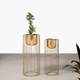 Botanic Couture Planters Set of 2 - Gold
