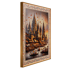 The Divine Banaras Ghats Painting For home