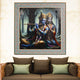 The Whispers of Love Radha Krishna Painting for Home