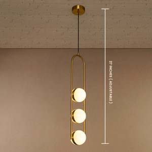 Trinity Sphere Elegance Pendant Light For Living Home