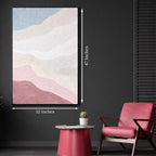 Waves of Expressio Wall Hand Paintings for Home ( 32 x 47 Inches ) (N)