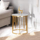 Golden Quasar Side Table for Living room (Stainless Steel)
