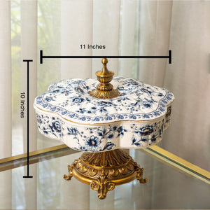 Celestial Cosmos Showpiece for Living Room - Blue