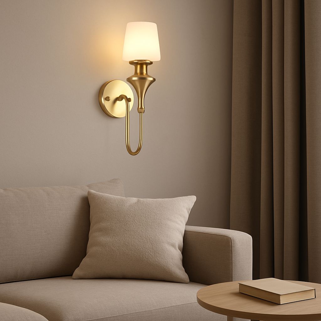 Elysian Curve Wall Lamps for Living Room - Signle Sconce