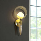Opaline Eclipse Wall Light for Living Room & Item for Wall Decoration