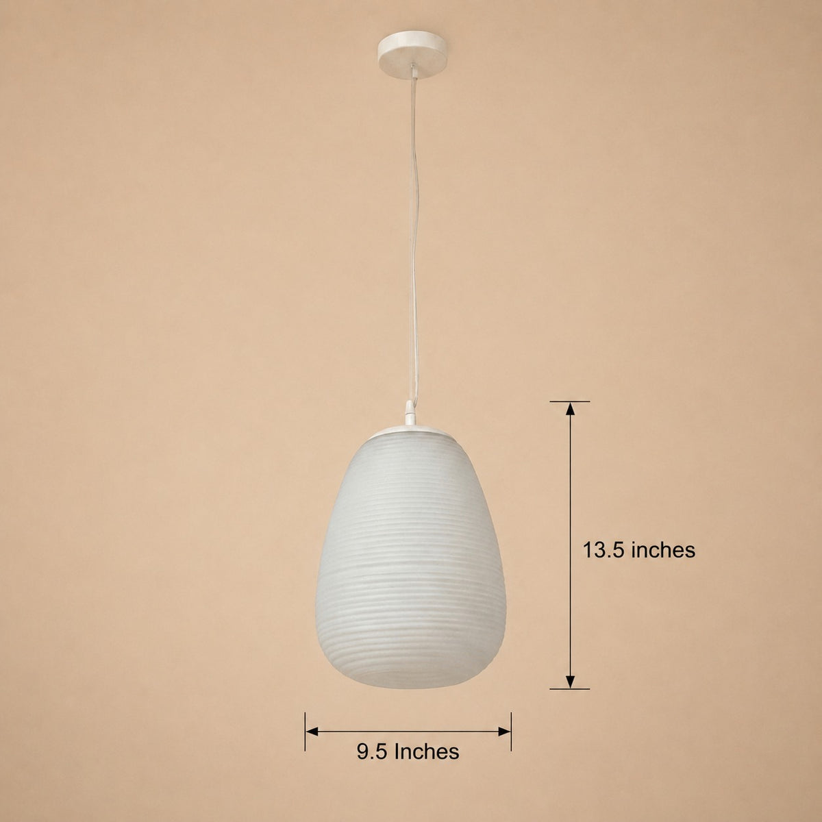 Zen Cocoon Pendant Light For Living Room & Home Decoration item - Big (Italian Designer Collection)
