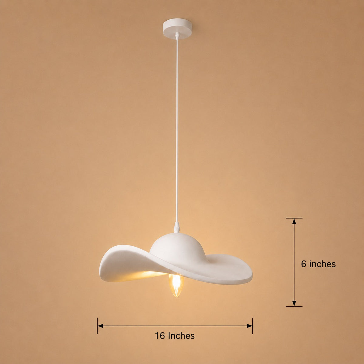 Polaris Ceiling Light For Home & Home Decoration Item - White (Italian Designer Collection)