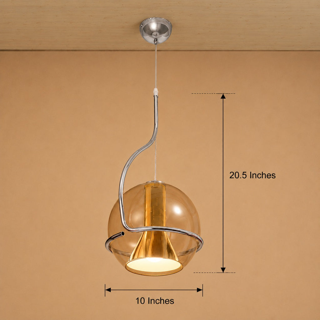 Amber Radiance Ceiling Light For Home & Home Decoration Item