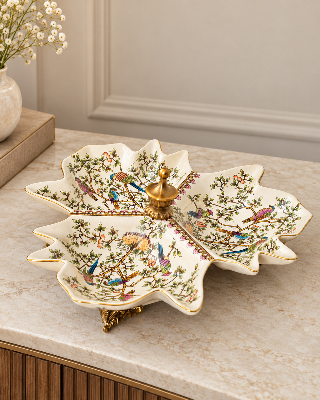 Elaria Breeze Decorative Serving Tray for Home