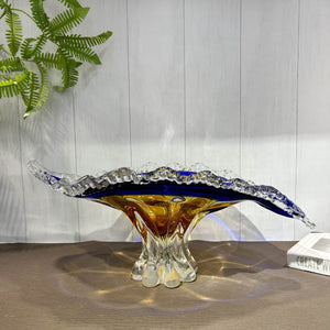 Blue Horizon Charm Handblown Glass Vase & Decorative showpiece
