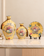 Riveting Rosebud Decorative Vases and Showpieces - Set of Three