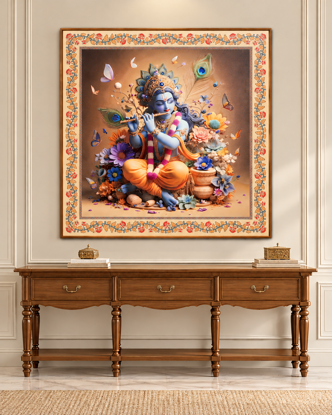 Shri Banke Bihari  The Lord Krishna Painting For Home