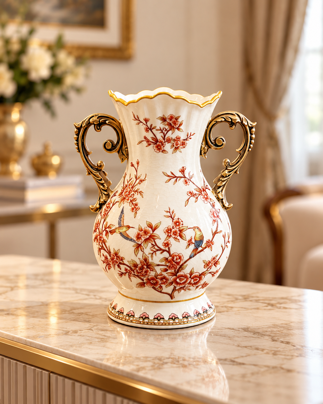 Ornate Symphony Decorative Vase & Showpiece & Home Decoration Item