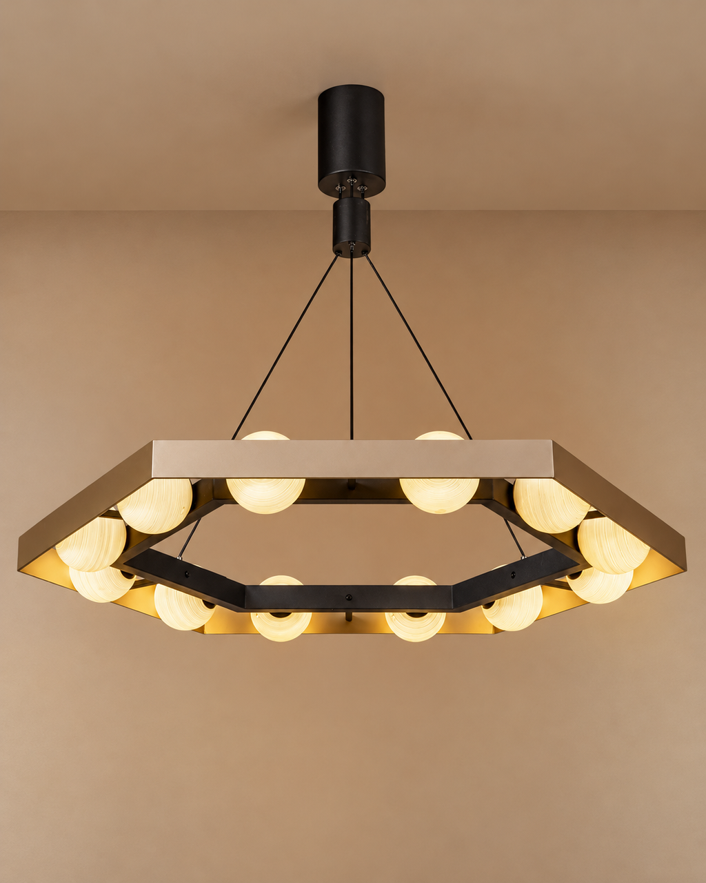 Golden Hour Glow Ceiling Light For Living Room