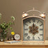 Time Tango Luxury Designer Table Clock With Moving Gear Mechanism (Steel Body)