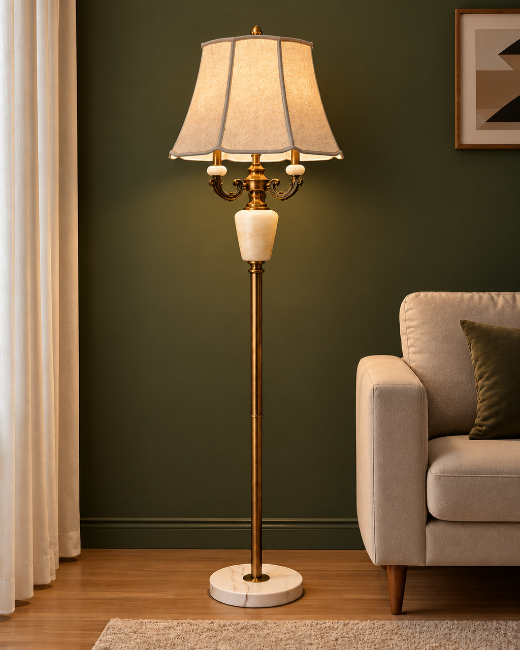Verona Grandeur Designer Floor Lamps for Living Room