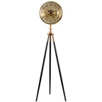 Momentum Dial Tripod Base Luxury Designer Clock With Moving Gear Mechanism
